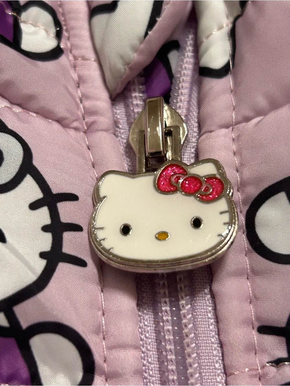 Sanrio Baby Girl 18 M Hello Kitty Pink Puffer Vest Character Zipper Pull